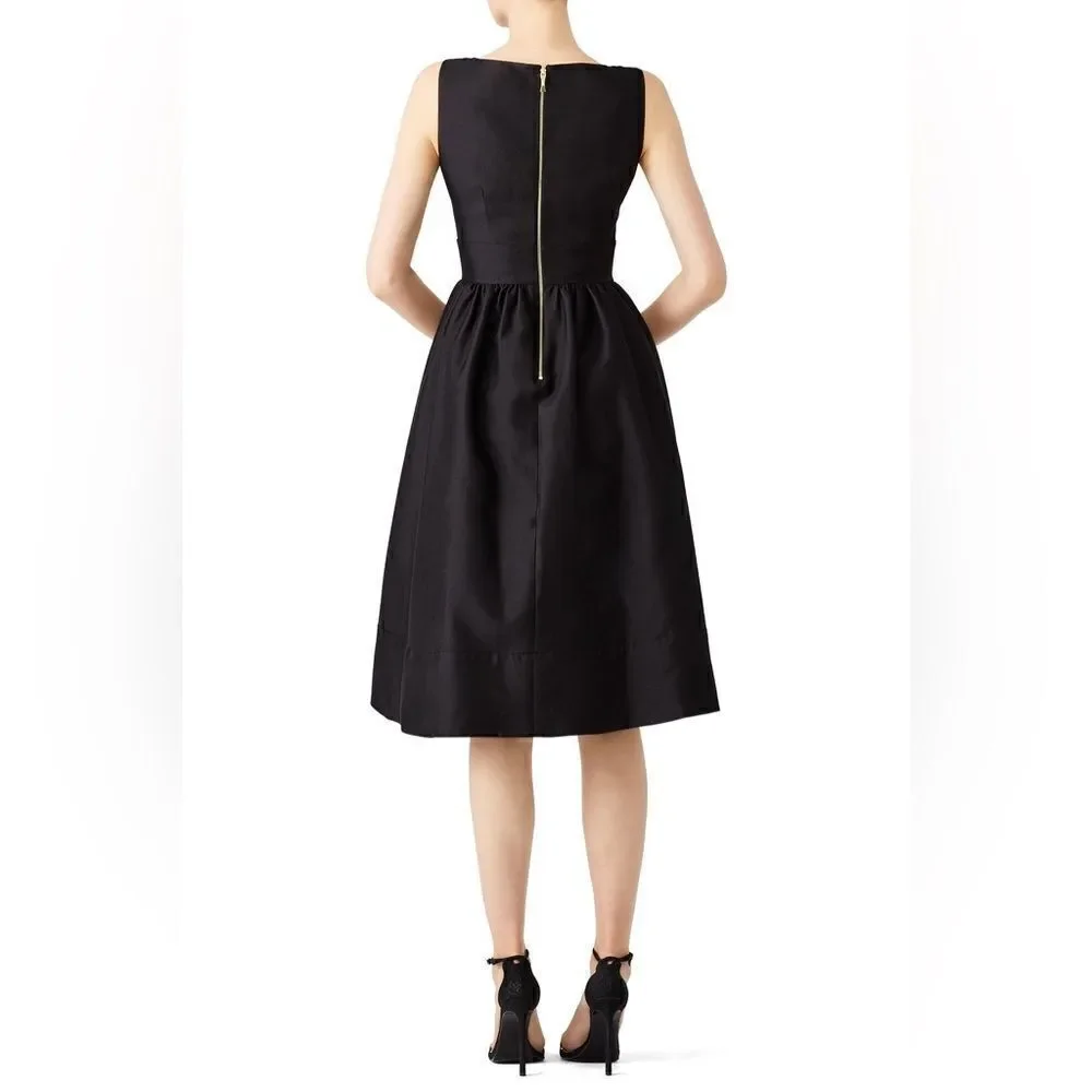 Kate Spade- Women’s Noir Black Heritage Tank Dress, Size 10
